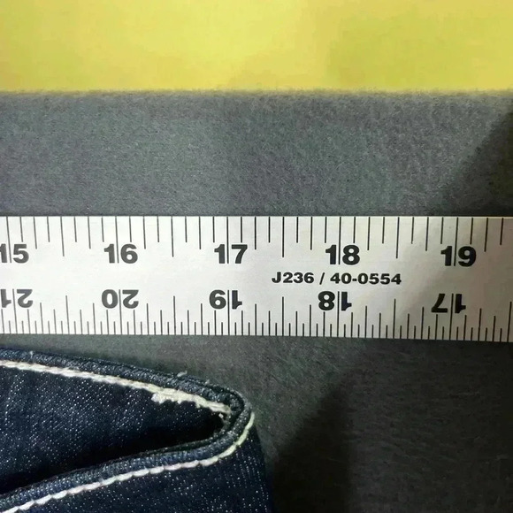 ZCO Premium Boot cut Jeans Womens 15 Blue denim Embroidered cute pocket 0403 - Picture 4 of 11